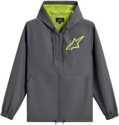 Alpinestars Speeder Chromium Windbreaker kabát szürke-fluo sárga