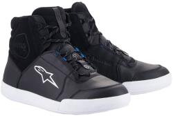 Alpinestars Chrome Drystar motoros cipő fekete-fehér-kék