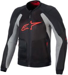 Alpinestars TROOP-AIR motoros kabát fekete-világosszürke-piros