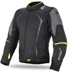 Seventy Degrees SD-JR47 motoros kabát fekete-szürke-fluo sárga - motozem - 63 970 Ft