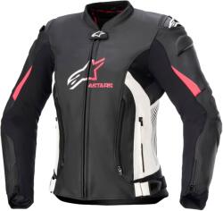 Alpinestars GP PLUS 4 női motoros kabát fekete-fehér-rózsaszín - motozem - 167 770 Ft