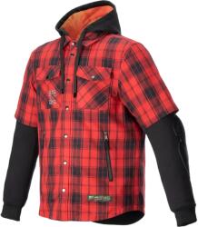 Alpinestars MO. ST. EQ Tartan motoros ing piros-fekete