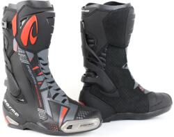 Forma Phantom motoros csizma fekete-szürke-piros - motozem - 142 370 Ft