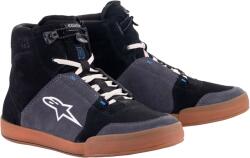 Alpinestars Chrome motorkerékpár csizma fekete-szürke-barna-kék