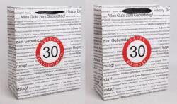  Ajándék tasak matt fehér " 30"