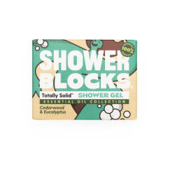 Shower Blocks Solid Shower Gel EO Range - Cedarwood & Eucalyptus Culoare: albastru (RES-TSO-GEL-CWE)