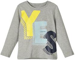 NAME IT cu mânecă lungă băieți T-shirt cu mânecă lungă gri (123A91)