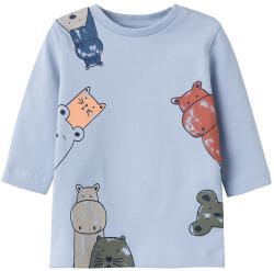 NAME IT băiat cu mânecă lungă T-shirt albastru (13DF2A)