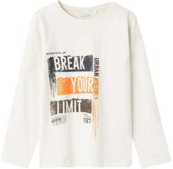NAME IT băiat cu mânecă lungă T-shirt crem (13DECC)