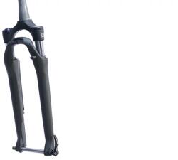 SR Suntour Suntour SF18 NEX-E25 28 colos e-bike trekking teleszkóp, A-Head nyakkal, Tapered, átütőtengelyes, 75 mm rugóút, matt fekete, OEM kiszerelés