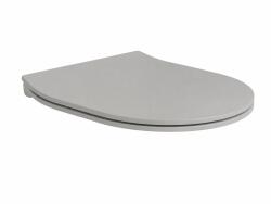 Hatria Capac vas wc cu soft close, quick release, cement mat, Hatria Planeta (00Y9E807)
