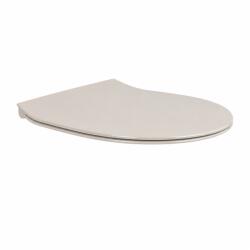 Hatria Capac vas wc cu soft close, quick release, crem lucios, Hatria Planeta (00Y9E852)