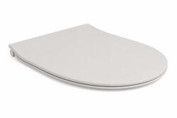 Hatria Capac vas wc cu soft close, quick release, alb mat, Hatria Planeta (00Y9E825)