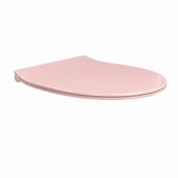 Hatria Capac vas wc cu soft close, quick release, roz lucios, Hatria Planeta (00Y9E853)