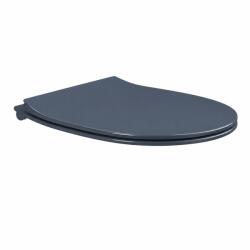 Hatria Capac vas wc cu soft close, quick release, indigo, Hatria Planeta (00Y9E855)