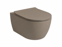 Hatria Vas wc suspendat, rimless, crete mat, cu spalare pure vortex, Hatria Planeta (A0Y9E528)