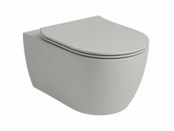 Hatria Vas wc suspendat, rimless, cement, cu spalare pure vortex, Hatria Planeta (A0Y9E507)