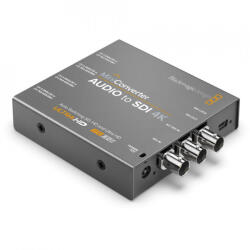 Blackmagic Design Mini Converter Audio to SDI 4K convertor audio profesional analog si digital in SDI