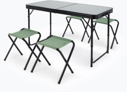 KADVA CAMPtable turistaasztal + székek szürke szett