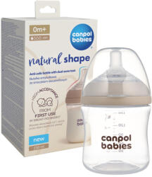 Canpol Babies Natural-Shape cumisüveg dual-zone etetőcumival (150 ml)
