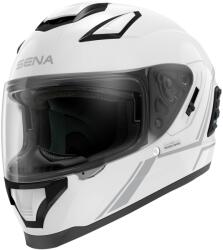 Sena Cască integrală pentru motocicletă cu căști din plasă SENA Stryker, alb lucios (AIM140-1753)
