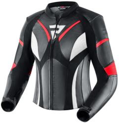 Rebelhorn Jachetă de motocicletă pentru femei Rebelhorn Rebel Rebel Black-White-Fluo Red (PRBRH-LJ-REBEL_85_D)