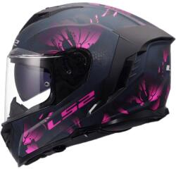 LS2 Cască integrală pentru motocicletă LS2 FF818 Storm III Burst, neagră-roz (LS168180346-MASTER)