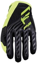 FIVE Mănuși de motocross FIVE MXF3 EVO negru-galben fluo (FIVOFR011016)