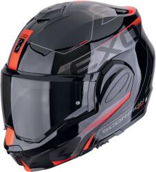 Scorpion Casca de motociclete rabatabila Scorpion EXO-TECH EVO TRAVELER negru-rosu (SCRP118-478-24)