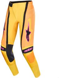 Alpinestars Pantaloni motocross Alpinestars Techstar Nomur portocaliu-galben-roz (AIM171-0302)