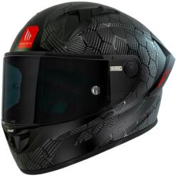 MT Helmets Cască integrală pentru motocicletă MT KRE+ Carbon Solid A11 negru lucios (MT13510000111)