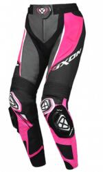 IXON Pantaloni moto dama piele IXON Vortex 3 negru-roz-alb (IXO200202004-1057) - motozem - 2 399,60 RON