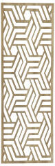  - Fali dekorpanel, architektúra minta, 50x150 cm, 3 mm HDF - Sonoma tölgy (FP8 - Sonoma)