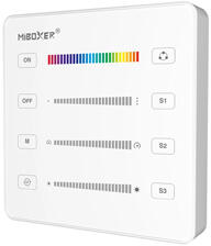 Mi-Light B6 SPI DRGB Fali elemes távirányító panel digitális (futófény) LED szalagokhoz, fehér (MiLight B6 white)