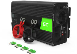 Green Cell Inverter 24V 230V 1000W/2000W Módosított szinuszhullámú - GreenCell (GC35720)