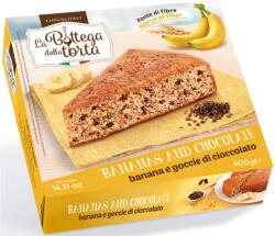  Chocoitaly Banán-csokoládé darabos torta - 400g