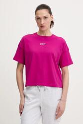 DKNY póló női pamut - rózsaszín M