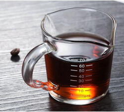 AVX MP01 70ml-es dupla csőrű üveg mérőpohár