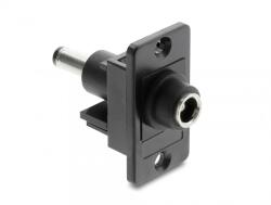 Delock Modul alimentare DC 5.5 x 2.1 mm M-T montare panou, Delock 91116 (91116)
