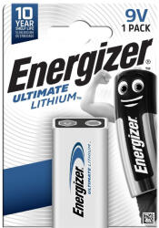 Energizer Ultimate Lithium 9V 6LF22 alkáli elem 1 db/csomag (6LR61ULT-BP1)
