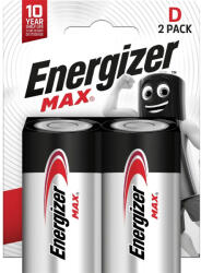 Energizer MAX 1, 5V góliát alkáli elem 2 db/csomag (LR20MAX-BP2)