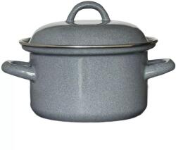 Gastro Cratită emailată cu capac 1, 25 l, gri, diametru 140 mm
