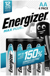 Energizer MAX Plus 1, 5V AA/ceruzaalkáli elem 4 db/csomag (LR6MP-CHP4)