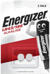 Energizer 1, 5V LR43 alkáli gombelem 2 db/csomag (LR43EN-BP2)
