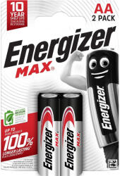 Energizer MAX 1, 5V AA/ceruza alkáli elem 2 db/csomag (LR6MAX-CHP2) - mostelado