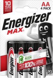 Energizer MAX 1, 5V AA/ceruza alkáli elem 4 db/csomag (LR6MAX-CHP4)