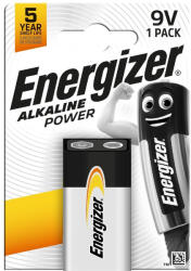 Energizer Alkaline Power 9V 6LF22 alkáli elem 1 db/csomag (6LR61AP-CHP1)