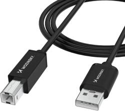 Wozinsky Cablu Imprimanta WZK WKDDY3S, USB-A - USB-B, 2m, Negru - pcone