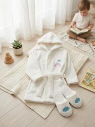 INFANT Halat de baie cu glugă și papucei Luluco Baby - 6 culori disponibile (INFANT-8684157024755)