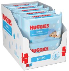 Kimberly-Clark Servetele umede Huggies Pure, 10 pachete x 56, 560 buc (2434339-P10)